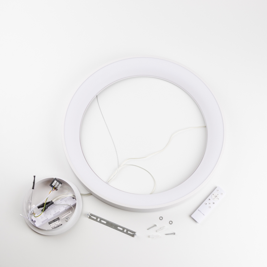 Brilagi - LED regulējama pakaramā lustra uz kabeļa FALCON II LED/99W/230V 3000-6500K Ø 60 cm balta + tālvadības pults