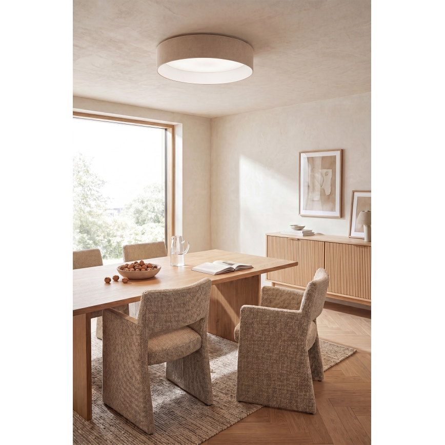 BRILAGI - LED regulējams griestu gaismeklis VELVET SMART VARI LED/24W/230V 3000-6500K Ø 45 cm krēmkrāsā + tālvadības pults