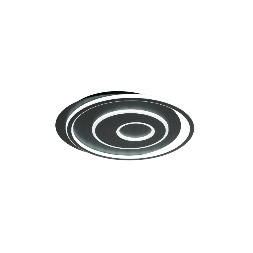 Brilagi - IRIS LED griestu gaismeklis ar regulējamu spilgtumu 83W/230V 3000-6000K 46x50 cm melns + tālvadības pults