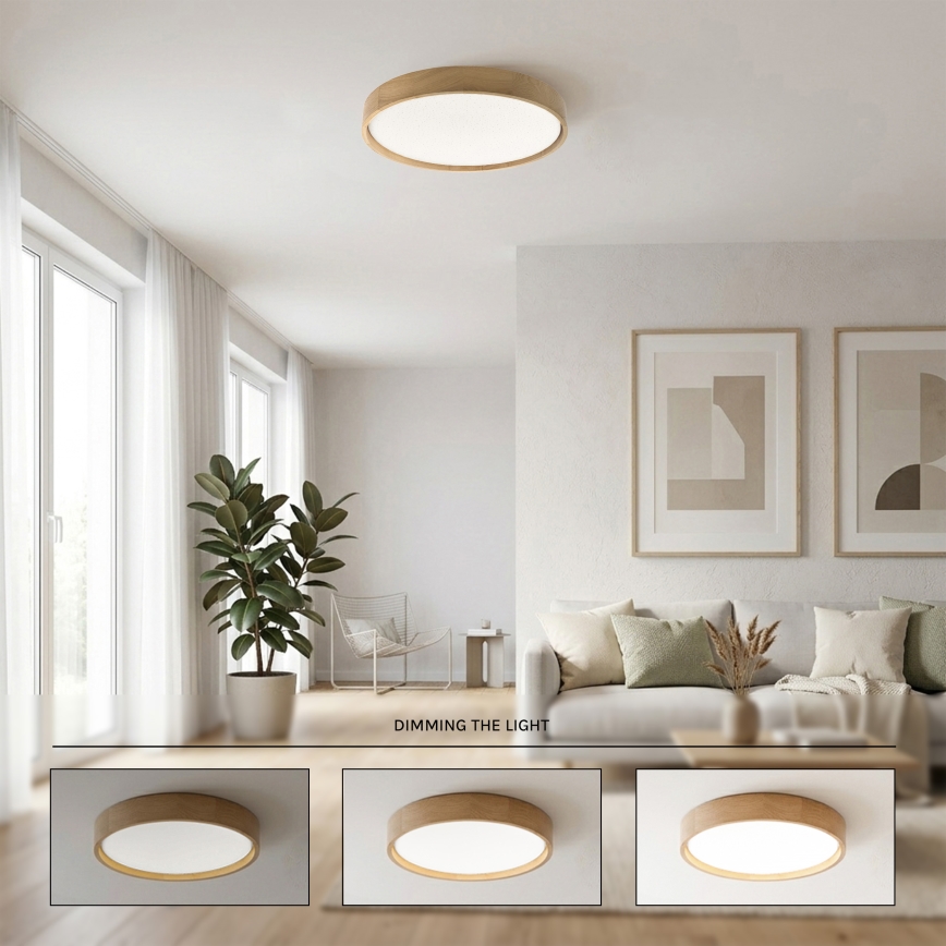 Brilagi - LED regulējama griestu lampa MANAROLA SMART STARS LED/36W/230V 3000-6000K Wi-Fi Tuya Beacon pr. 51 cm + tālvadības pults