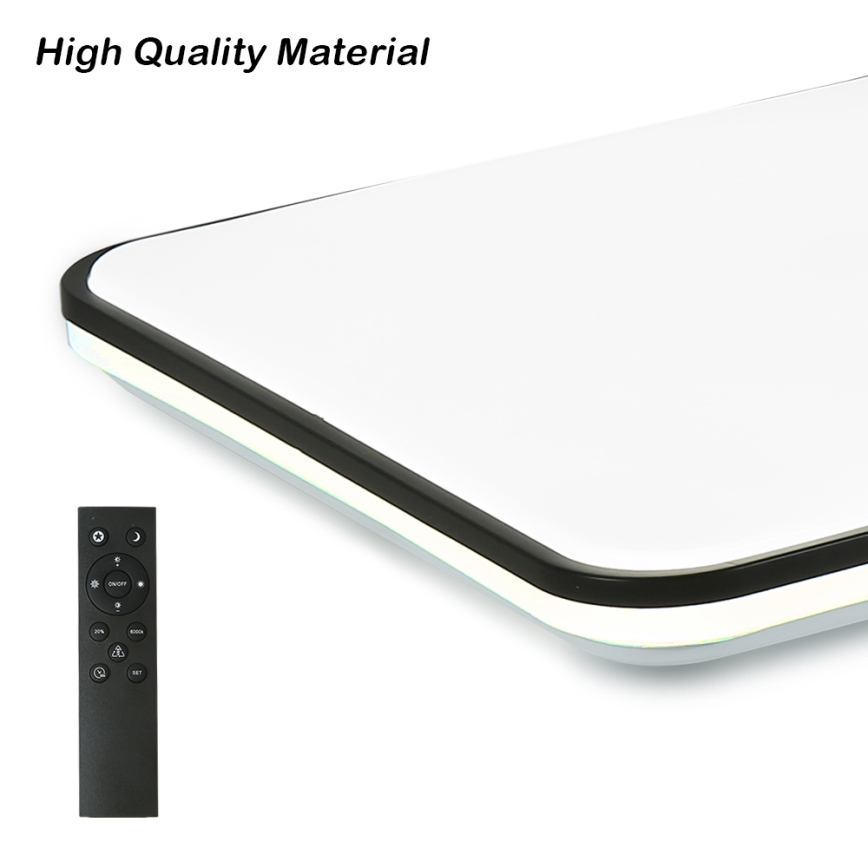 Brilagi - SMART LED griestu gaismeklis ar regulējamu spilgtumu LED/24W/230V 43x43 cm 3000-6000K Wi-Fi Tuya Beacon + tālvadības pults