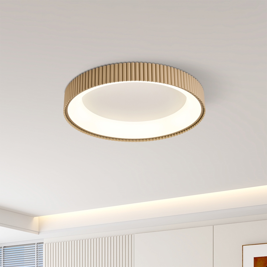 Brilagi - LED dimējams griestu gaismeklis FALCON MODERN LED/30W/230V 3000-6500K Ø 40 cm bēšs + tālvadības pults