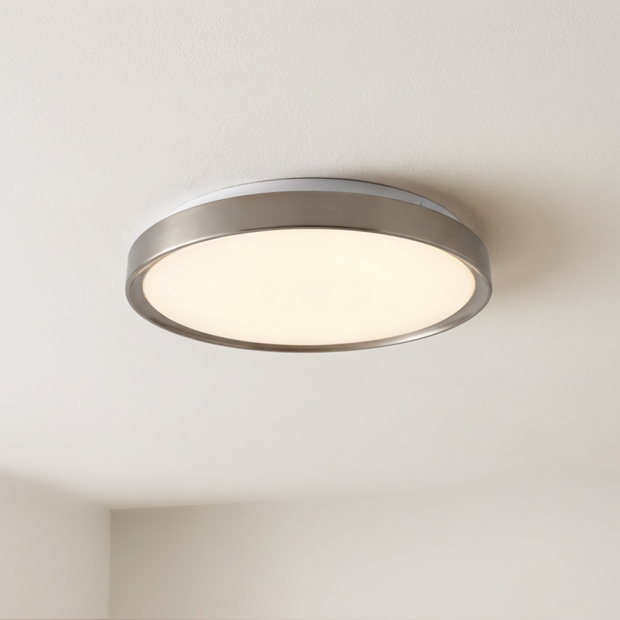 Brilagi - FANCIA LED aptumšojams griestu gaismeklis LED/48W/230V 3000-6500K pr. 39 cm sudraba + ar tālvadības pulti