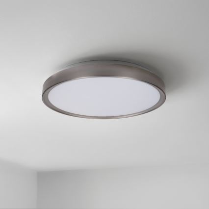 Brilagi - FANCIA LED aptumšojams griestu gaismeklis LED/48W/230V 3000-6500K pr. 39 cm sudraba + ar tālvadības pulti