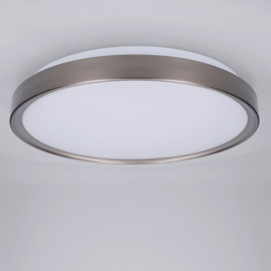 Brilagi - FANCIA LED aptumšojams griestu gaismeklis LED/48W/230V 3000-6500K pr. 39 cm sudraba + ar tālvadības pulti