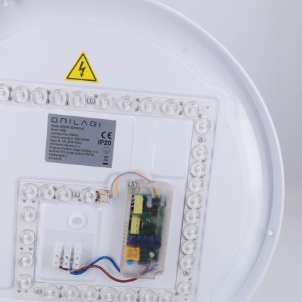 Brilagi - LED dimējams griestu gaismeklis FANCIA LED/48W/230V 3000-6500K Ø 39 cm antracīts + ar tālvadības pulti