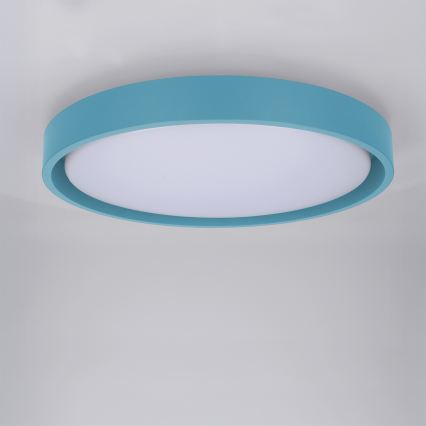 Brilagi - Regulējama LED griestu lampa MATTEO LED/48W/230V 3000–6500K diam. 41 cm tirkīza + ar tālvadības pulti