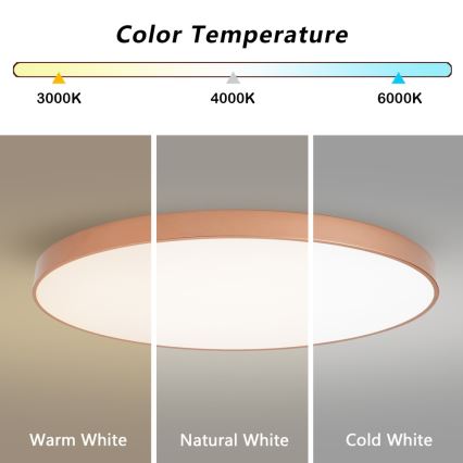 BRILAGI - LED aptumšojams griestu gaismeklis POOL SMART LED/180W/230V 3000-6000K 120 cm bronzas Wi-Fi Tuya + ar tālvadības pulti