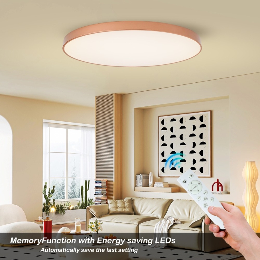 BRILAGI - LED aptumšojams griestu gaismeklis POOL SMART LED/180W/230V 3000-6000K 120 cm bronzas Wi-Fi Tuya + ar tālvadības pulti