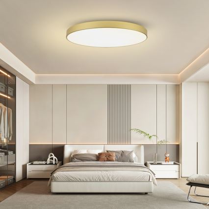 Brilagi - Regulējams LED griestu gaismeklis POOL SMART LED/180W/230V 3000-6000K 120 cm zelta Wi-Fi Tuya + tālvadības pults