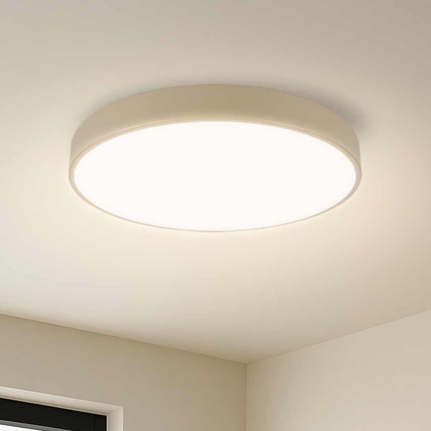 Brilagi - LED regulējams griestu gaismeklis POOL SMART LED/48W/230V 3000-6000K Ø 40 cm Wi-Fi Tuya bēšs + tālvadības pults