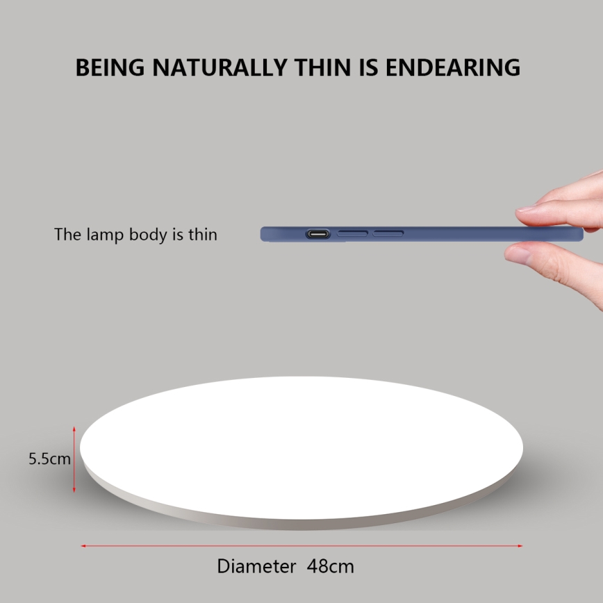 Brilagi - Regulējams SMART STARS LED gaismeklis LED/36W/230V Ø 48 cm 2700-6500K Wi-Fi Tuya + tālvadība