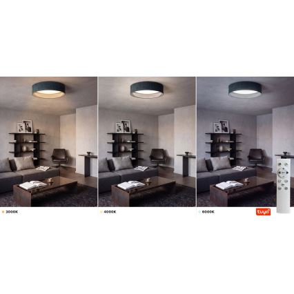 Brilagi - LED dimējama griestu lampa VELVET SMARTIX STARS LED/24W/230V 3000-6000K Ø 45 cm zaļa Wi-Fi Tuya Beacon + tālvadības pults