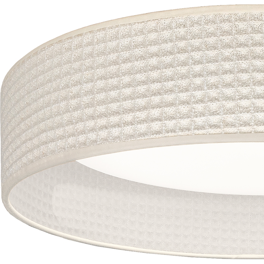 BRILAGI - Dimmējams LED griestu gaismeklis VELVET SMARTIX LED/24W/230V 3000–6000K Ø45 cm krēmkrāsas Wi‑Fi Tuya Beacon + tālvadības pults