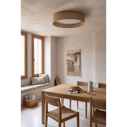 BRILAGI - LED griestu lukturis ar regulējamu spilgtumu VELVET SMART VARI LED/24W/230V 3000–6500K Ø 45 cm, bēšs + tālvadības pults
