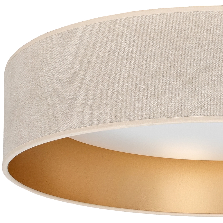 BRILAGI - LED regulējams griestu gaismeklis VELVET SMART VARI LED/24W/230V 3000-6500K Ø 45 cm krēmkrāsains/zeltains + tālvadības pults