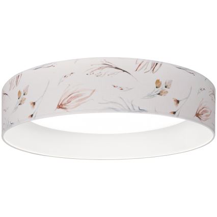 BRILAGI - LED regulējams griestu gaismeklis VELVET SMART VARI LED/36W/230V 3000-6500K Ø 55 cm balts/ar ziediem + tālvadības pults