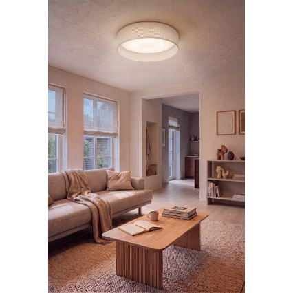 BRILAGI - LED dimmējams griestu gaismeklis VELVET SMART VARI LED/36W/230V 3000-6500K Ø 55 cm krēmkrāsā + tālvadības pults