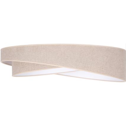 BRILAGI - LED dimējams griestu gaismeklis VELVET TWIST LED/36W/230V 3000-6000K Ø 65 cm Wi-Fi Tuya Beacon bēšs + tālvadība