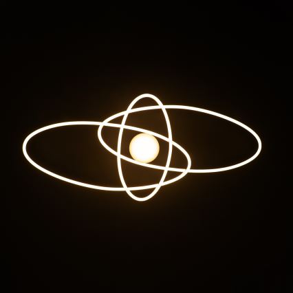 BRILAGI - APOLLO aptumšojama LED griestu lampa 58W/230V 3000-6500K 43,2x101,2 cm matēts hroms + tālvadības pults