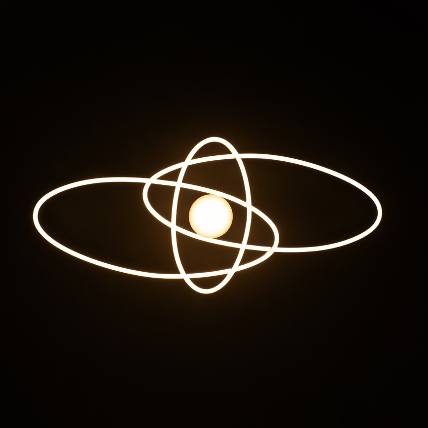 BRILAGI - APOLLO aptumšojama LED griestu lampa 58W/230V 3000-6500K 43,2x101,2 cm matēts hroms + tālvadības pults