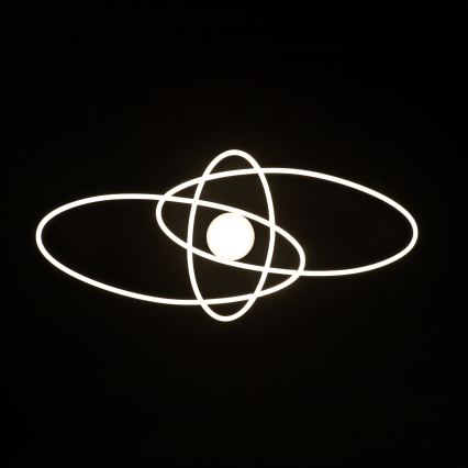 BRILAGI - APOLLO aptumšojama LED griestu lampa 58W/230V 3000-6500K 43,2x101,2 cm matēts hroms + tālvadības pults