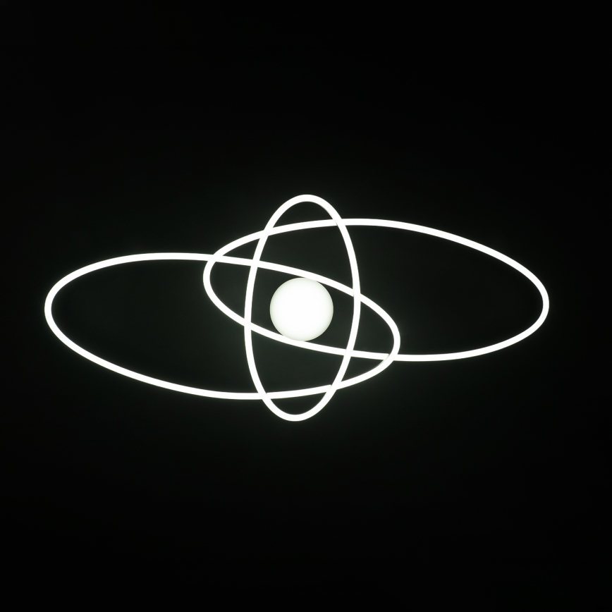 BRILAGI - APOLLO aptumšojama LED griestu lampa 58W/230V 3000-6500K 43,2x101,2 cm matēts hroms + tālvadības pults