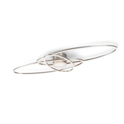 BRILAGI - APOLLO aptumšojama LED griestu lampa 58W/230V 3000-6500K 43,2x101,2 cm matēts hroms + tālvadības pults