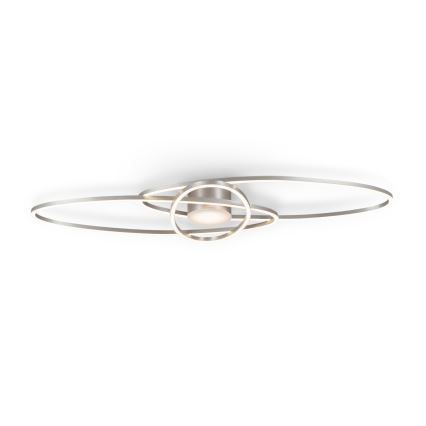 BRILAGI - APOLLO aptumšojama LED griestu lampa 58W/230V 3000-6500K 43,2x101,2 cm matēts hroms + tālvadības pults