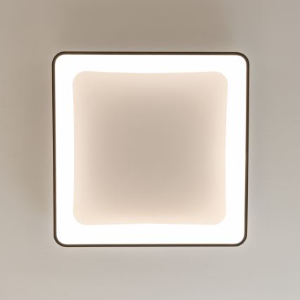 Brilagi - LED regulējams griestu gaismeklis FALCON II LED/125W/230V 3000-6500K 60x60 cm melns + tālvadība