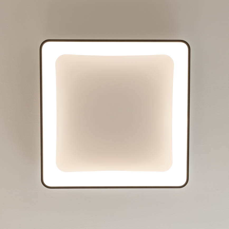 Brilagi - LED regulējams griestu gaismeklis FALCON II LED/125W/230V 3000-6500K 60x60 cm melns + tālvadība