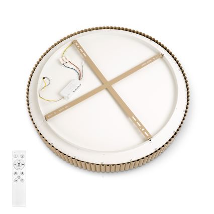 Brilagi - Regulējams LED griestu gaismeklis FALCON MODERN LED/54W/230V 3000-6500K 60 cm bēšs + tālvadības pults