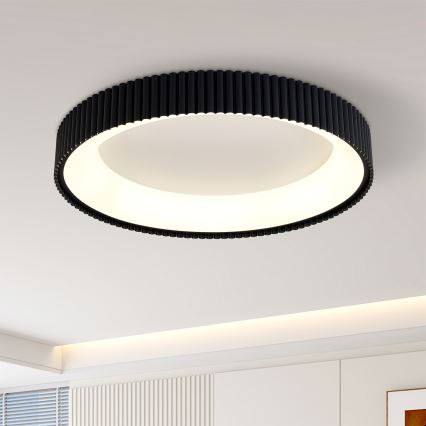 Brilagi - LED dimmējams griestu gaismeklis FALCON MODERN LED/54W/230V 3000-6500K Ø 60 cm melns + tālvadība