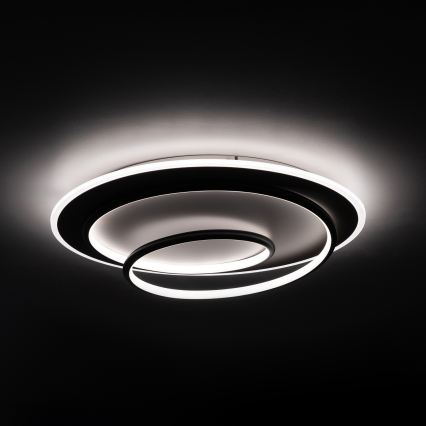 BRILAGI - LED aptumšojams griestu gaismeklis FLARE LED/70W/230V 3000-6000K pr. 50 cm balts/melns + tālvadības pults