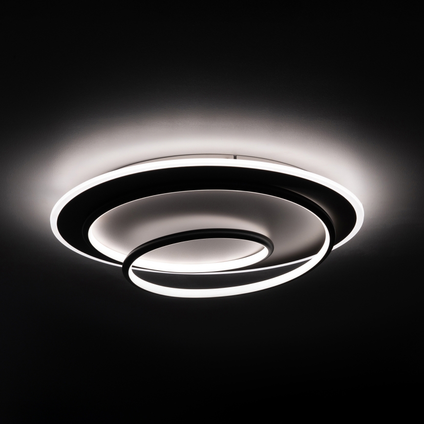 BRILAGI - LED aptumšojams griestu gaismeklis FLARE LED/70W/230V 3000-6000K pr. 50 cm balts/melns + tālvadības pults