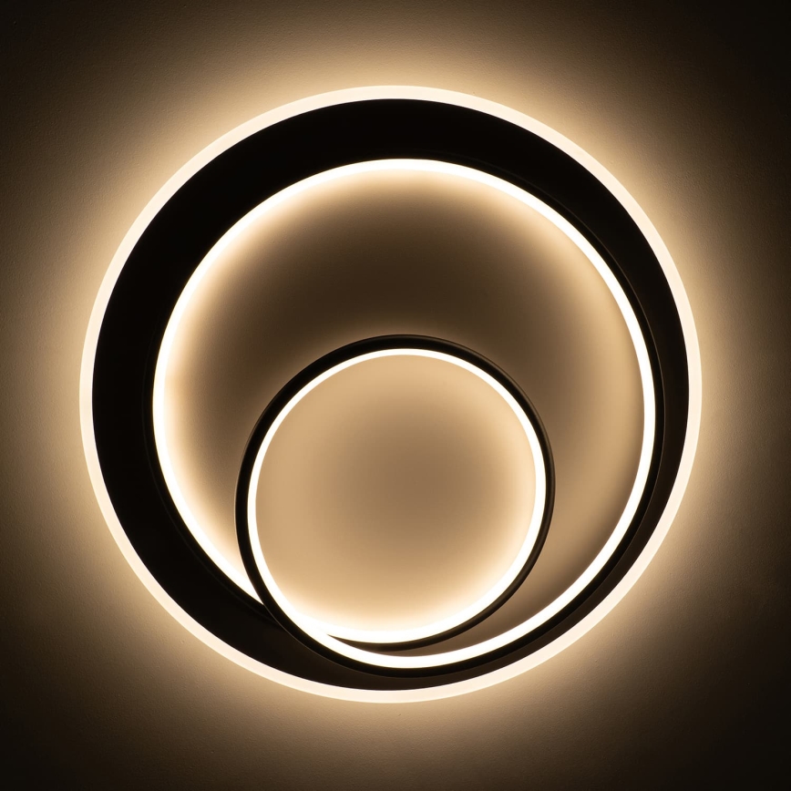 BRILAGI - LED aptumšojams griestu gaismeklis FLARE LED/70W/230V 3000-6000K pr. 50 cm balts/melns + tālvadības pults