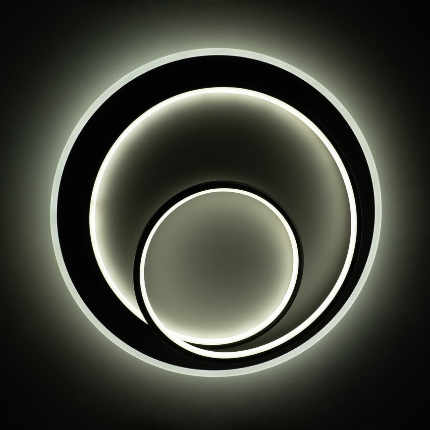 BRILAGI - LED aptumšojams griestu gaismeklis FLARE LED/70W/230V 3000-6000K pr. 50 cm balts/melns + tālvadības pults