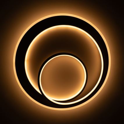 BRILAGI - LED aptumšojams griestu gaismeklis FLARE LED/70W/230V 3000-6000K pr. 50 cm balts/melns + tālvadības pults
