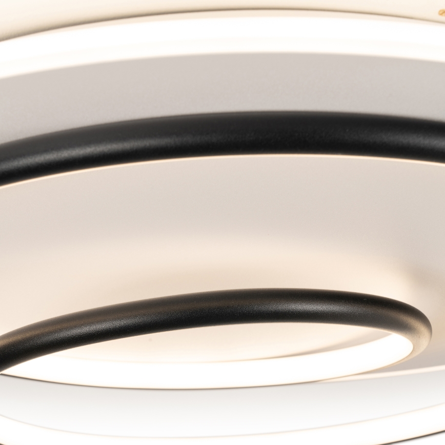 BRILAGI - LED aptumšojams griestu gaismeklis FLARE LED/70W/230V 3000-6000K pr. 50 cm balts/melns + tālvadības pults
