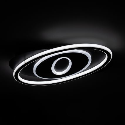 BRILAGI - Regulējams LED griestu gaismeklis IRIS LED/78W/230V 3000-6000K 37x49 cm melns + tālvadības pults