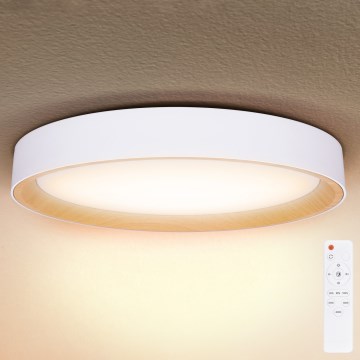 Brilagi - LED dimmējams griestu gaismeklis LARIOS LED/72W/230V 3000-6500K balts Ø 59 cm + tālvadība