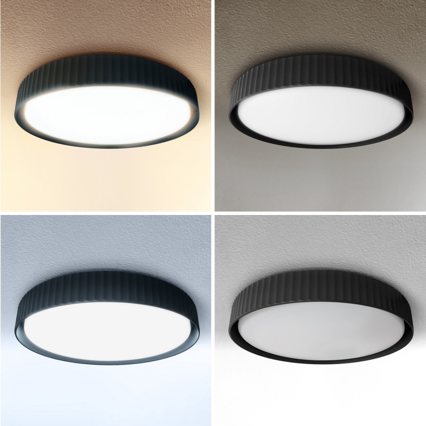 Brilagi - Regulējams LED griestu lukturis LUCIA LED/60W/230V 3000-6500K diam. 59 cm melns + tālvadības pults