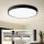 Brilagi - LED dimmējams griestu gaismeklis POOL SMART LED/100W/230V 3000-6000K Ø 80 cm Wi-Fi Tuya melns + tālvadības pults