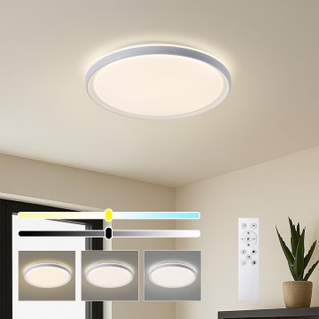 Brilagi - LED dimmējams griestu gaismeklis RIVO LED/72W/230V 3000-6000K balta, Ø 50 cm + tālvadības pults