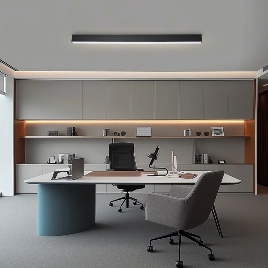 Brilagi - LED Aptumšojams griestu gaismeklis SLEEKLINE SMART LED/40W/230V 3000-6000K Wi-Fi Tuya melna + tālvadības pults