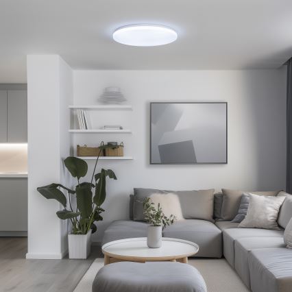 Brilagi - dimējams LED griestu gaismeklis SMART LED/36W/230V Ø 48 cm 3000-6000K Wi-Fi Tuya Beacon + tālvadības pults