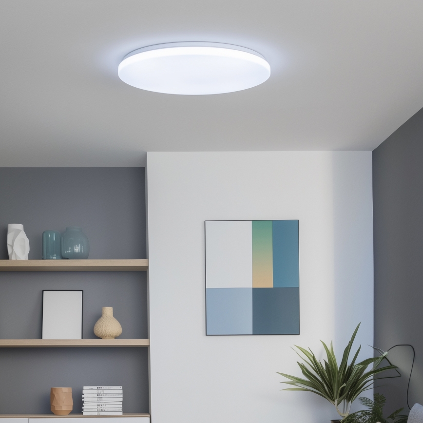 Brilagi - dimējams LED griestu gaismeklis SMART LED/36W/230V Ø 48 cm 3000-6000K Wi-Fi Tuya Beacon + tālvadības pults