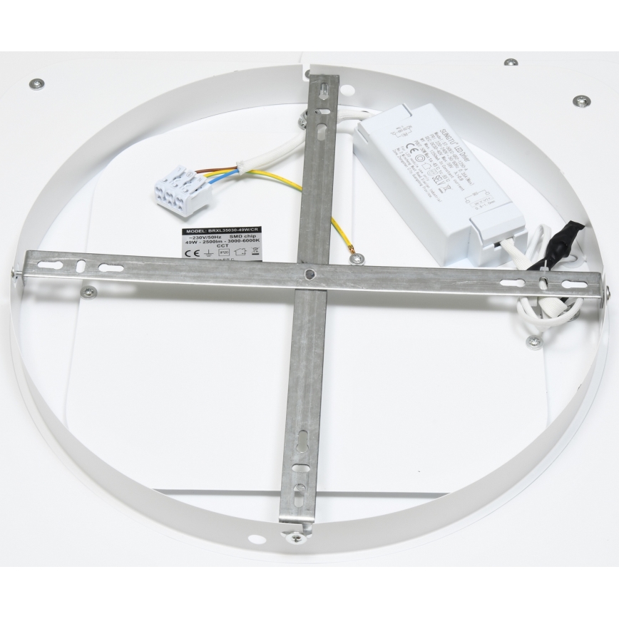 Brilagi - LED dimmējams griestu gaismeklis TANDORA LED/49W/230V 50x50 cm 3000-6000K + ar tālvadības pulti