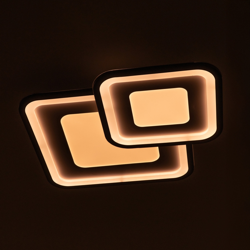 Brilagi - LED dimmējams griestu gaismeklis TANDORA LED/49W/230V 50x50 cm 3000-6000K + ar tālvadības pulti