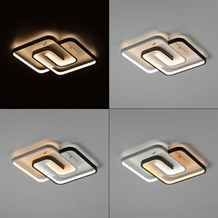 Brilagi - LED griestu lampa VELO ar regulējamu spilgtumu LED/64W/230V 48x48 cm 3000-6500K + ar tālvadības pulti